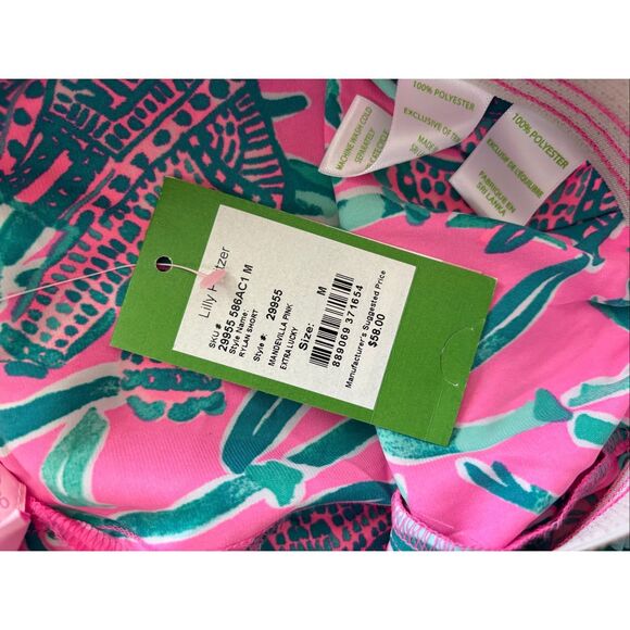 NWT Lilly Pulitzer Rylan Shorts In Mandevilla Pink Size Medium - Picture 5 of 6